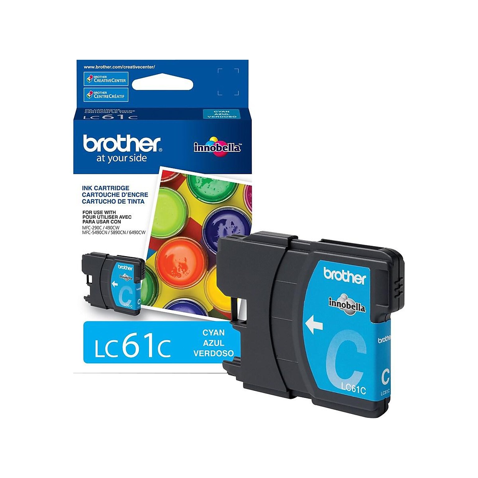 Brother LC61C Cyan Standard Yield Ink  Cartridge