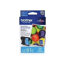 Brother LC61C Cyan Standard Yield Ink  Cartridge