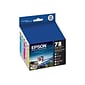 Epson T78 Cyan/Magenta/Yellow/Light Cyan/Light Magenta Standard Yield Ink Cartridge, 5/Pack   (T078920-S)