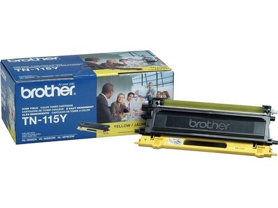 Brother TN115 Black, Cyan, Magenta, Yellow, High Yield Toner, 4/Pack