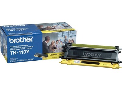 Brother TN-110 Yellow Standard Yield Toner Cartridge  (TN110Y)