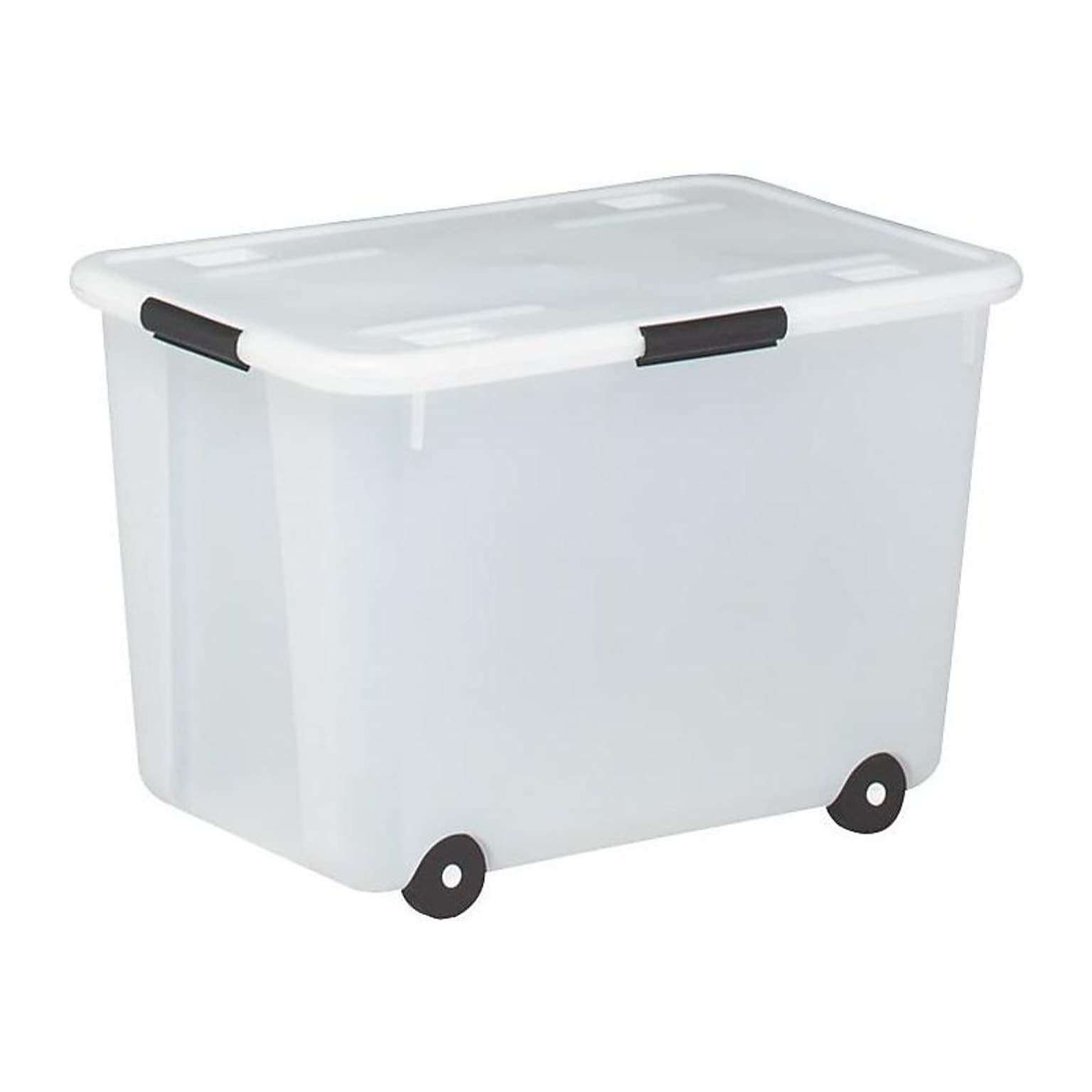 Advantus 60 Quart Storage Box, Clear (34009)