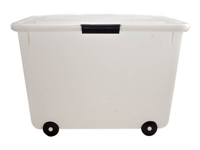 Advantus 60 Quart Storage Box, Clear (34009)