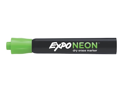 Expo Neon Window Dry Erase Markers, Bullet Tip, Assorted, 5/Pack (1752226)