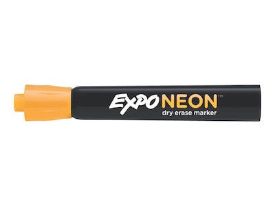 Expo Neon Window Dry Erase Markers, Bullet Tip, Assorted, 5/Pack (1752226)