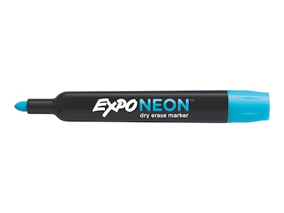 Expo Neon Window Dry Erase Markers, Bullet Tip, Assorted, 5/Pack (1752226)