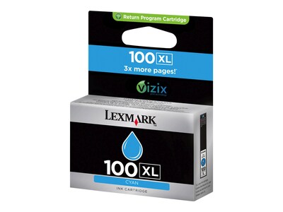 Lexmark 100XL Cyan High Yield Ink Cartridge (14N1069)