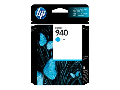 HP 940 Cyan Standard Yield Ink Cartridge (C4903AN)