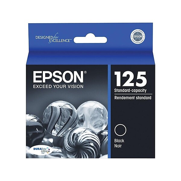 Epson T125 Black Standard Yield Ink Cartridge
