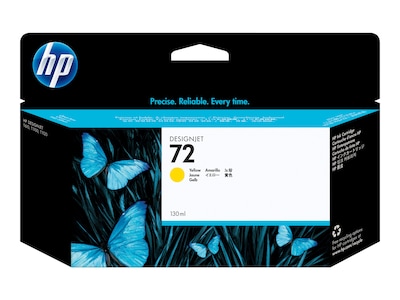 HP 72 Yellow Standard Yield Ink Cartridge (C9373A)