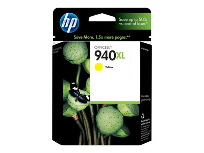 HP 940XL Yellow High Yield Ink Cartridge (C4909AN#140)