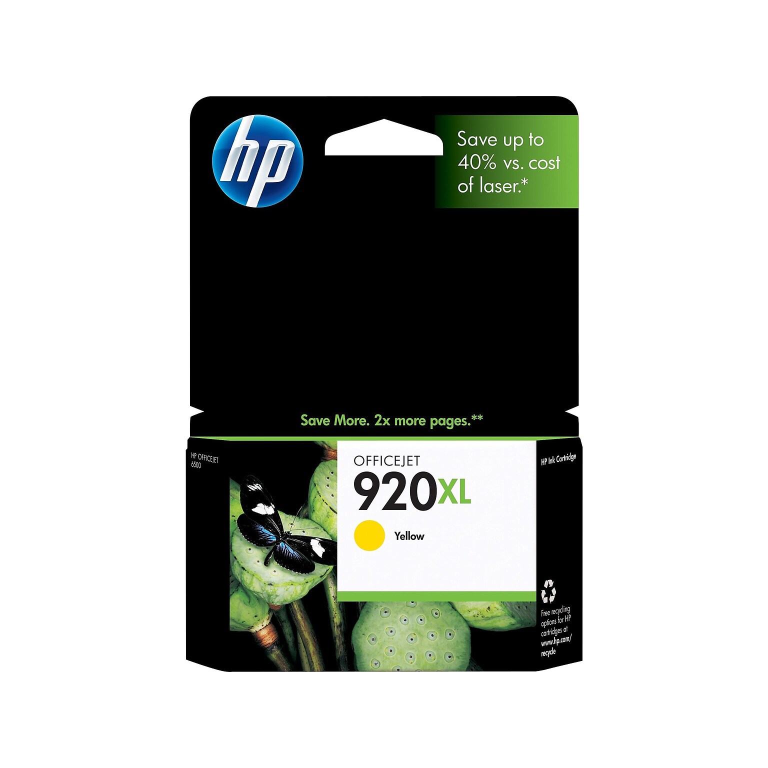 HP 920XL Yellow High Yield Ink Cartridge   (CD974AN#140)