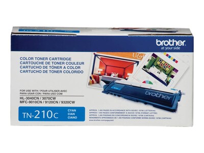 Brother TN-210 Cyan Standard Yield Toner Cartridge  (TN210C)