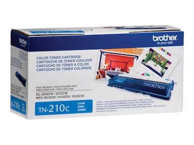 Brother TN-210 Cyan Standard Yield Toner Cartridge  (TN210C)