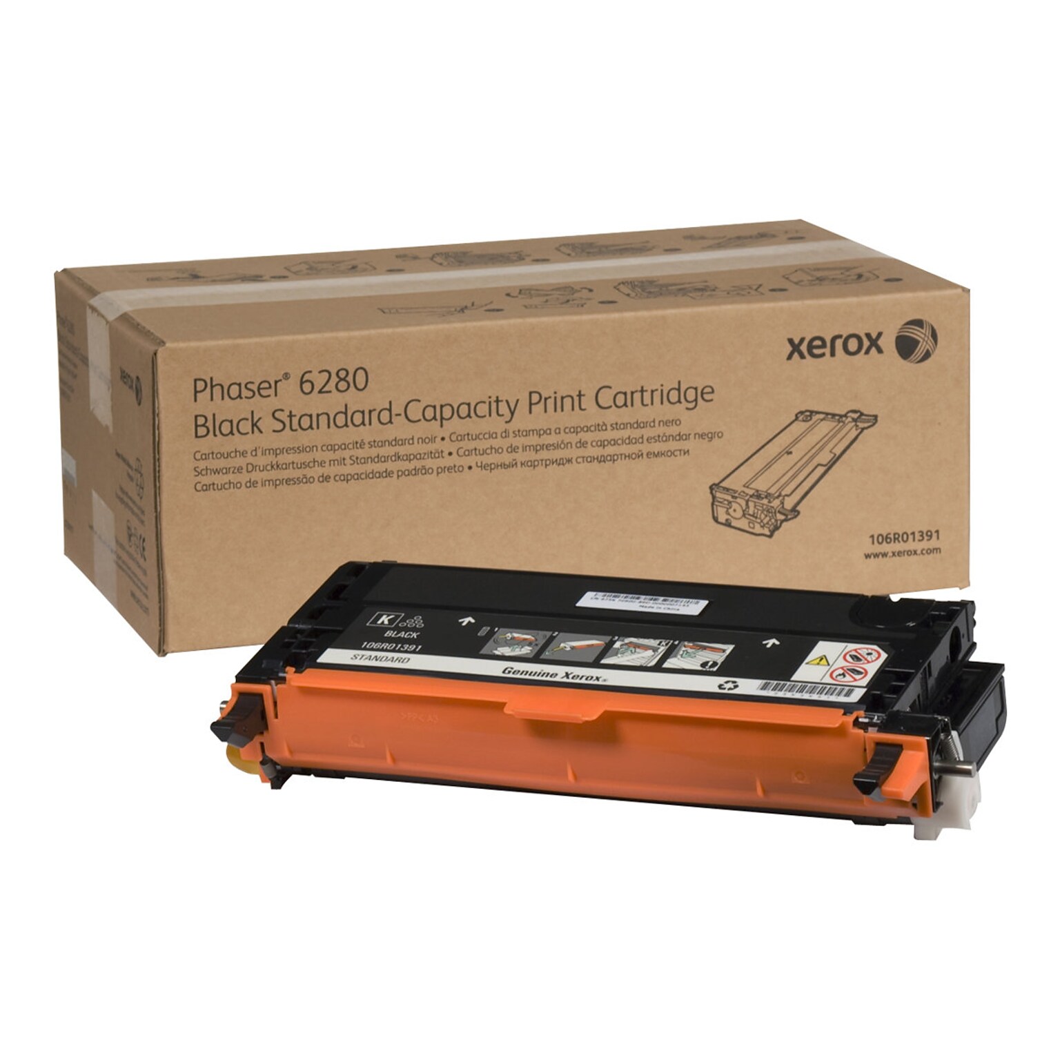 Xerox 106R01391 Black Standard Yield Toner   Cartridge