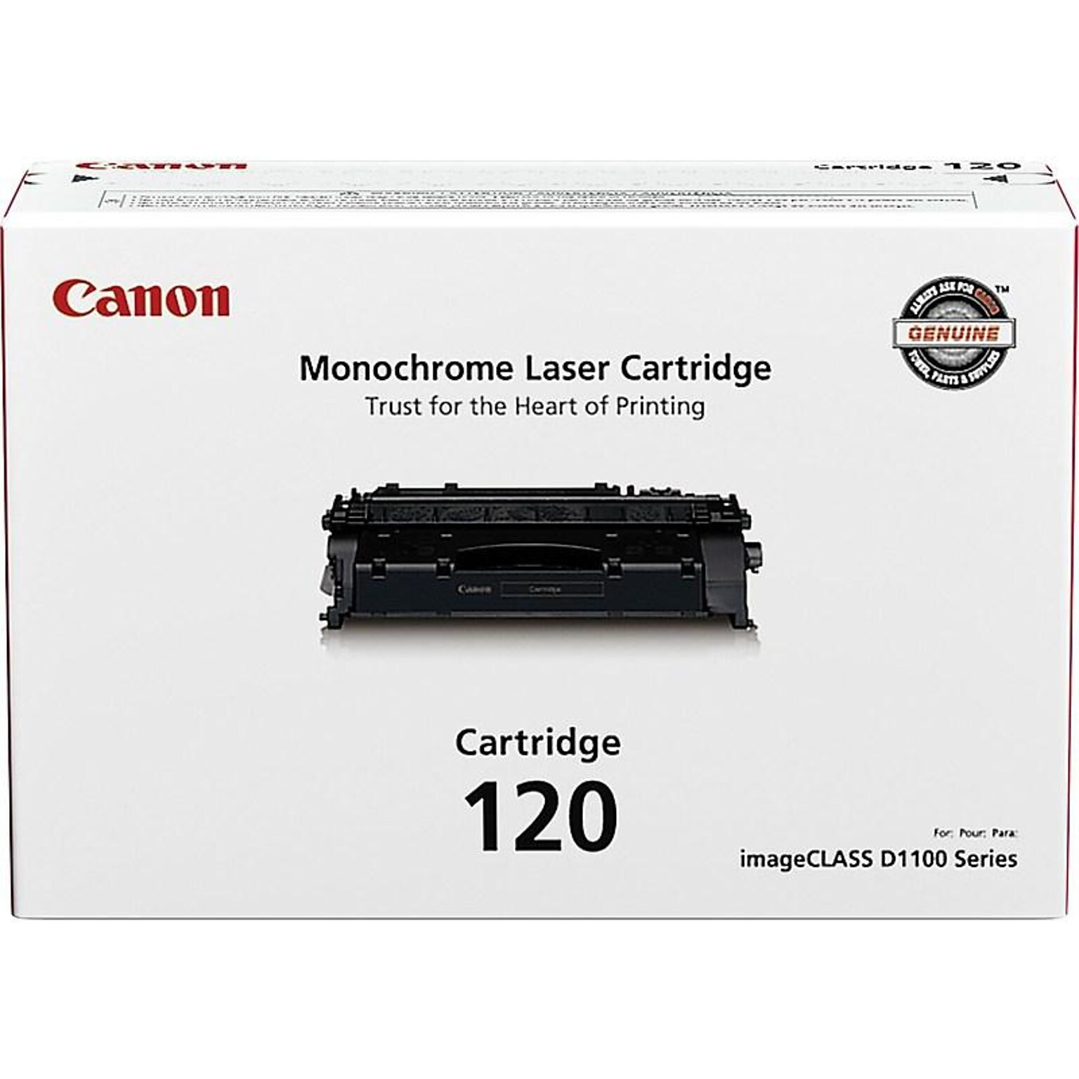 Canon 120 Black Standard Yield Toner Cartridge   (2617B001AA)