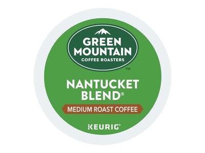 Green Mountain Nantucket Blend Coffee Keurig® K-Cup® Pods, Medium Roast, 96/Carton (6663)