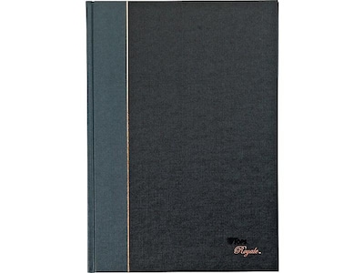 TOPS Royale Professional Notebooks, 8.25 x 11.75, College Ruled, 96 Sheets, Black (25232)