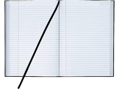 TOPS Royale Professional Notebooks, 8.25" x 11.75", College Ruled, 96 Sheets, Black (25232)