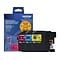 Brother LC1053PKS Cyan/Magenta/Yellow Extra High Yield Ink Cartridge, 3/Pack