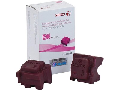 Xerox 108R00991 Magenta Standard Yield Ink Cartridge, 2/Pack