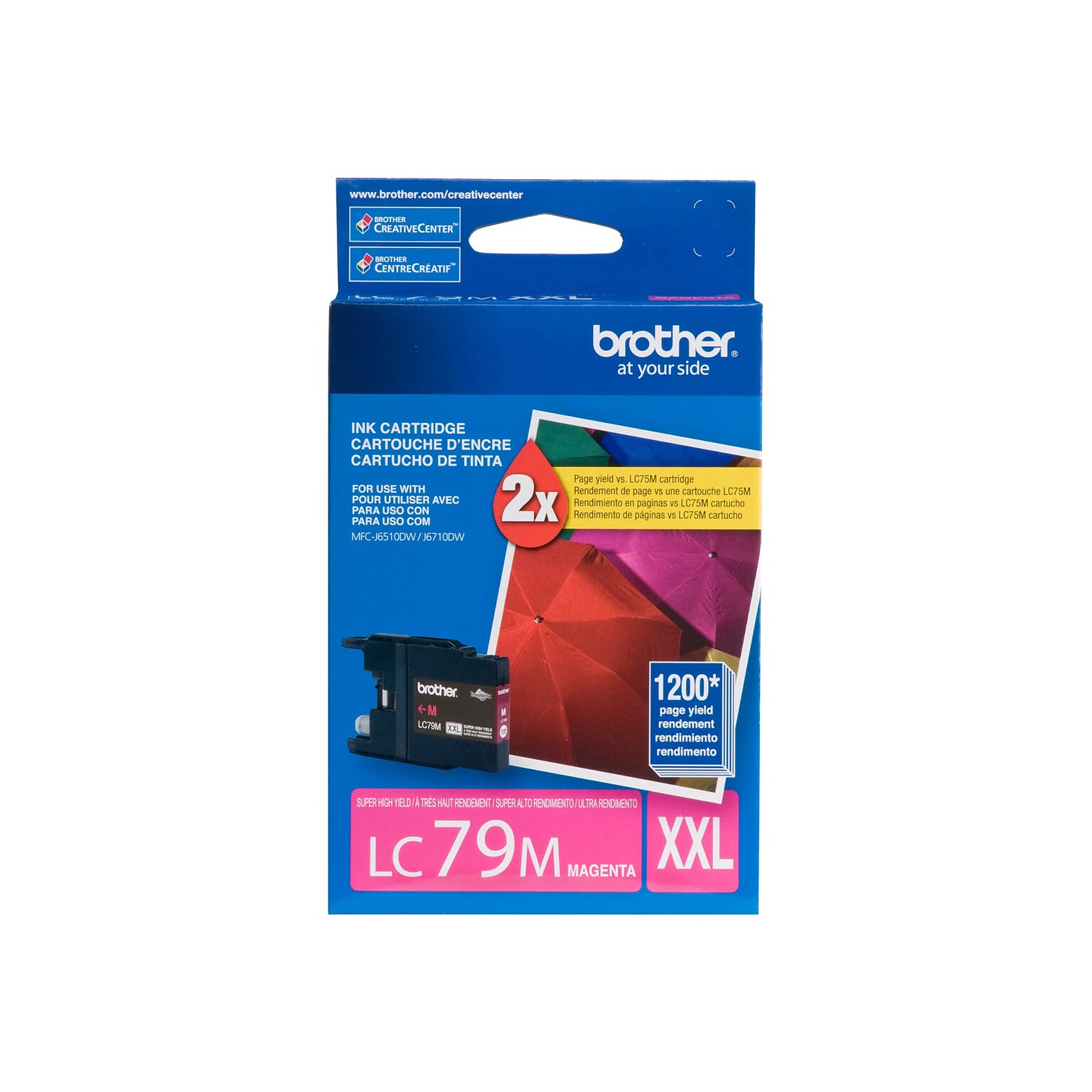 Brother Magenta Extra High Yield Ink Cartridge  (LC79MS)