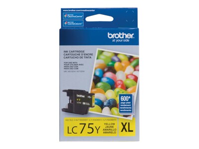 Brother LC75YS Yellow High Yield Ink Cartridge   (BRTLC75Y)