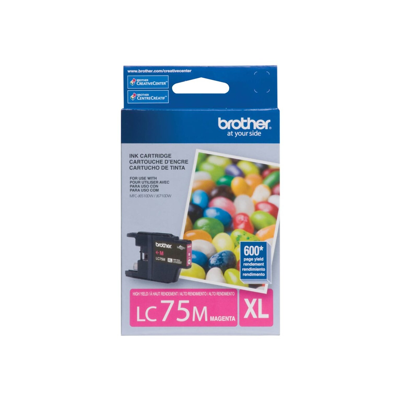 Brother LC75MS Magenta High Yield Ink  Cartridge