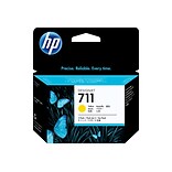 HP 711 Yellow Standard Yield Ink Cartridge, 3/Pack (CZ136A)