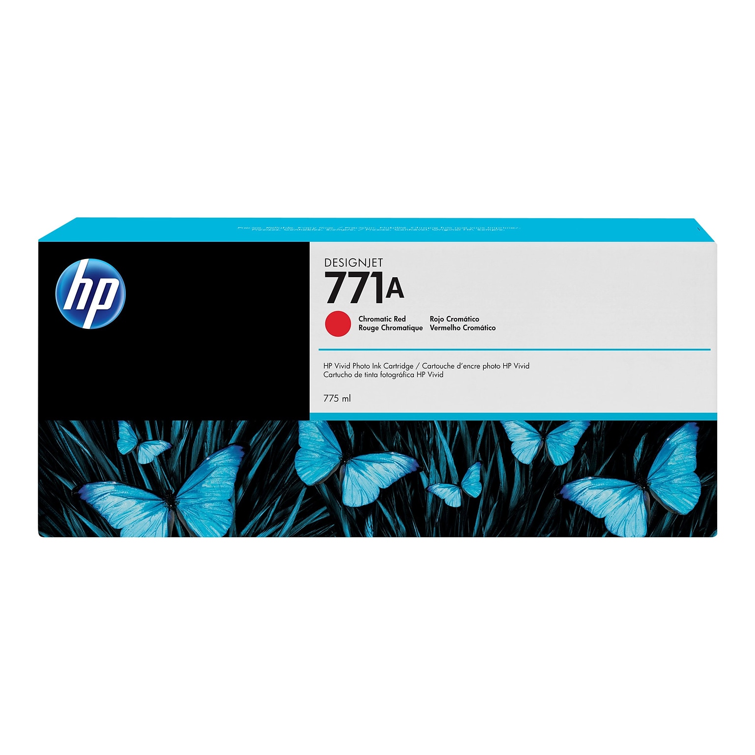 HP 771A Red Standard Yield Ink Cartridge (B6Y16A)