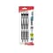 Pentel EnerGel RTX Retractable Gel Pens, Medium Point, Black Ink, 3 Pack (BL77BP3A)