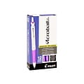 Pilot Acroball PureWhite Advanced Ink Retractable Ballpoint Pens, Fine Point, Black Ink, Dozen (3185