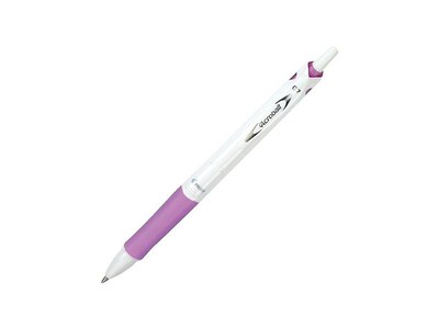 Pilot Acroball PureWhite Advanced Ink Retractable Ballpoint Pens, Fine Point, Black Ink, Dozen (3185