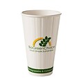 BioGreenChoice Double Wall Hot Paper Cup w/Bio Lining, 16 oz., Design, 600/Carton (BGC-613)