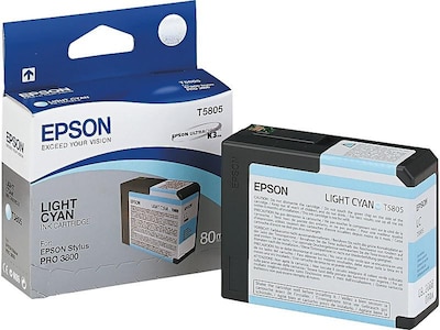 Epson T580 Ultrachrome Light Cyan Standard Yield Ink Cartridge