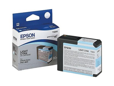 Epson T580 Ultrachrome Light Cyan Standard Yield Ink Cartridge