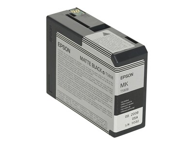 Epson T580 Ultrachrome Black Matte Standard Yield Ink Cartridge