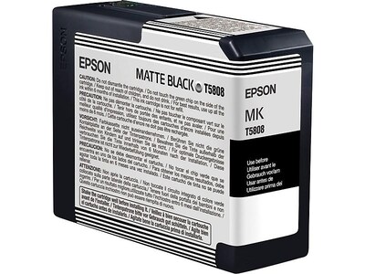 Epson T580 Ultrachrome Black Matte Standard Yield Ink Cartridge