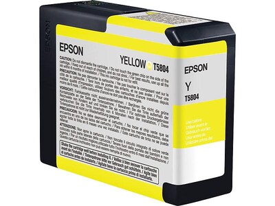 Epson T580 Ultrachrome Yellow Standard Yield Ink Cartridge