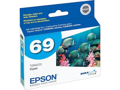 Epson T69 Cyan Standard Yield Ink Cartridge   (T069220)