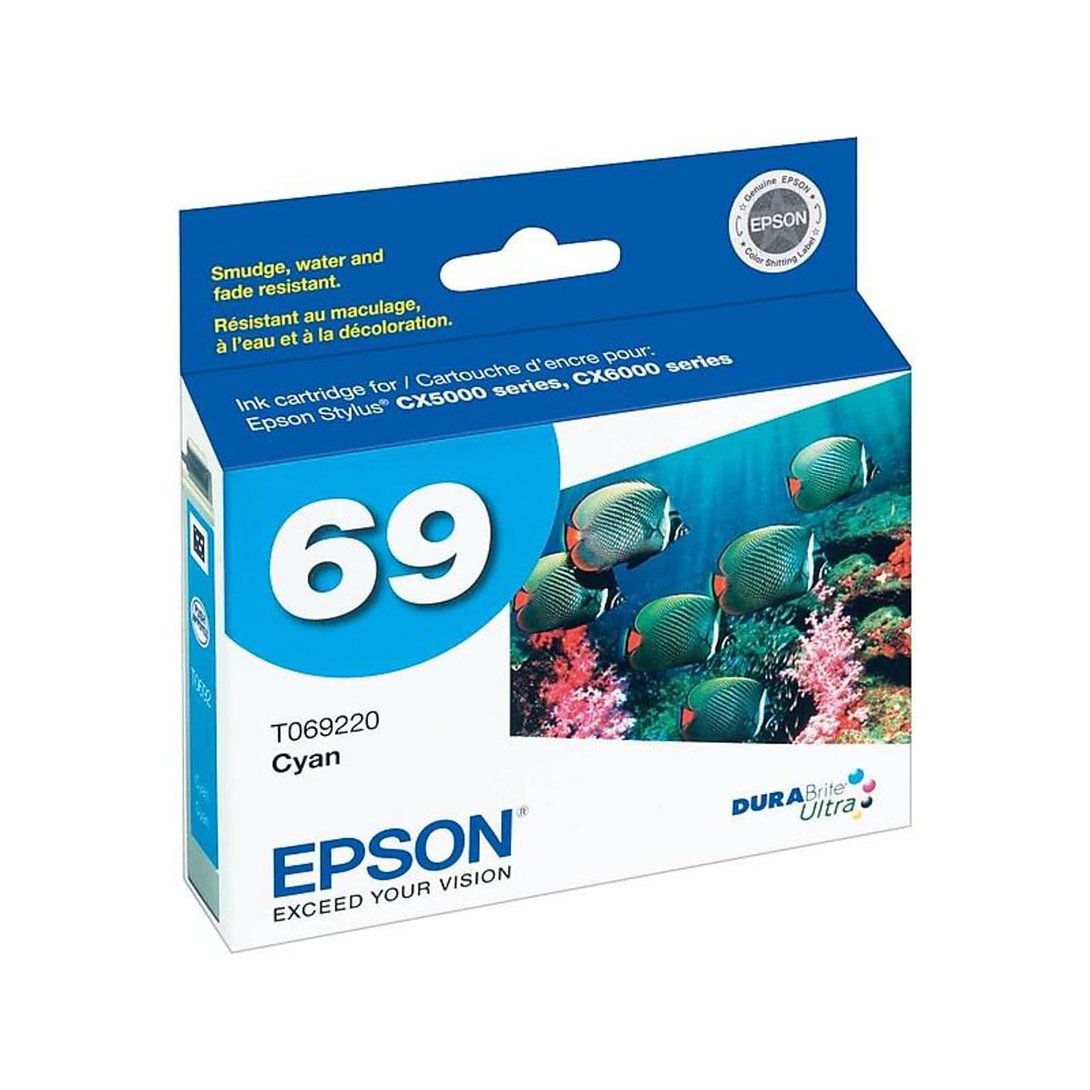 Epson T69 Cyan Standard Yield Ink Cartridge   (T069220)