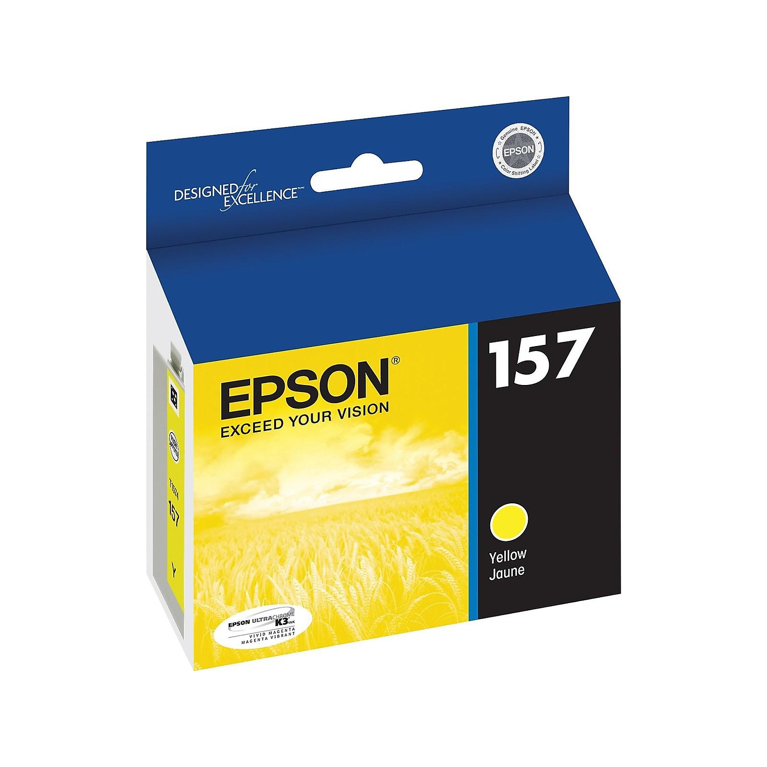 Epson T157 Ultrachrome Yellow Standard Yield Ink Cartridge (T157420)