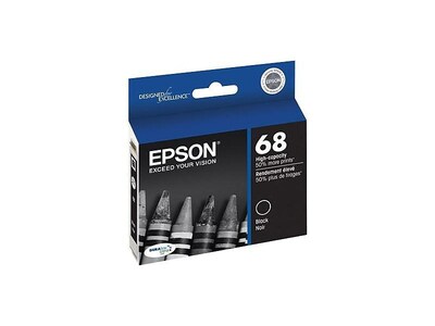 Epson T68 Black High Yield Ink Cartridge