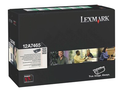 Lexmark 12A7465 Black Extra High Yield Toner Cartridge