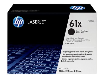 HP 61X Black High Yield Toner Cartridge (C8061X)