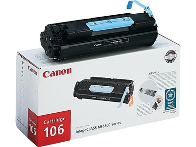 Canon 106 Black Standard Yield Toner Cartridge (0264B001AA)