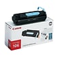 Canon 106 Black Standard Yield Toner Cartridge (0264B001AA)