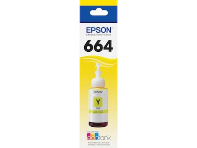 Epson T664 Yellow Ultra High Yield Ink Cartridge