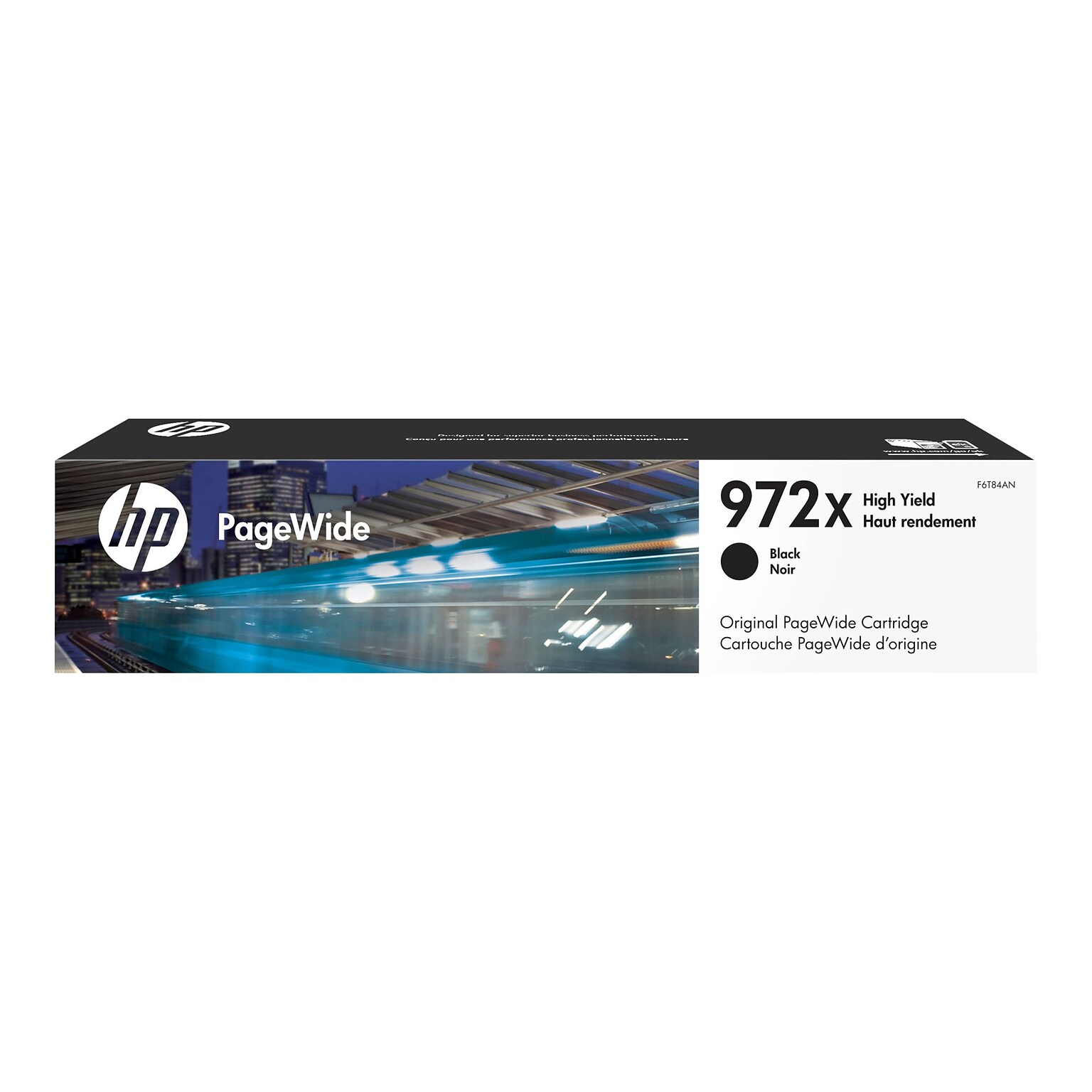 HP 972X Black High Yield Ink Cartridge   (F6T84AN)