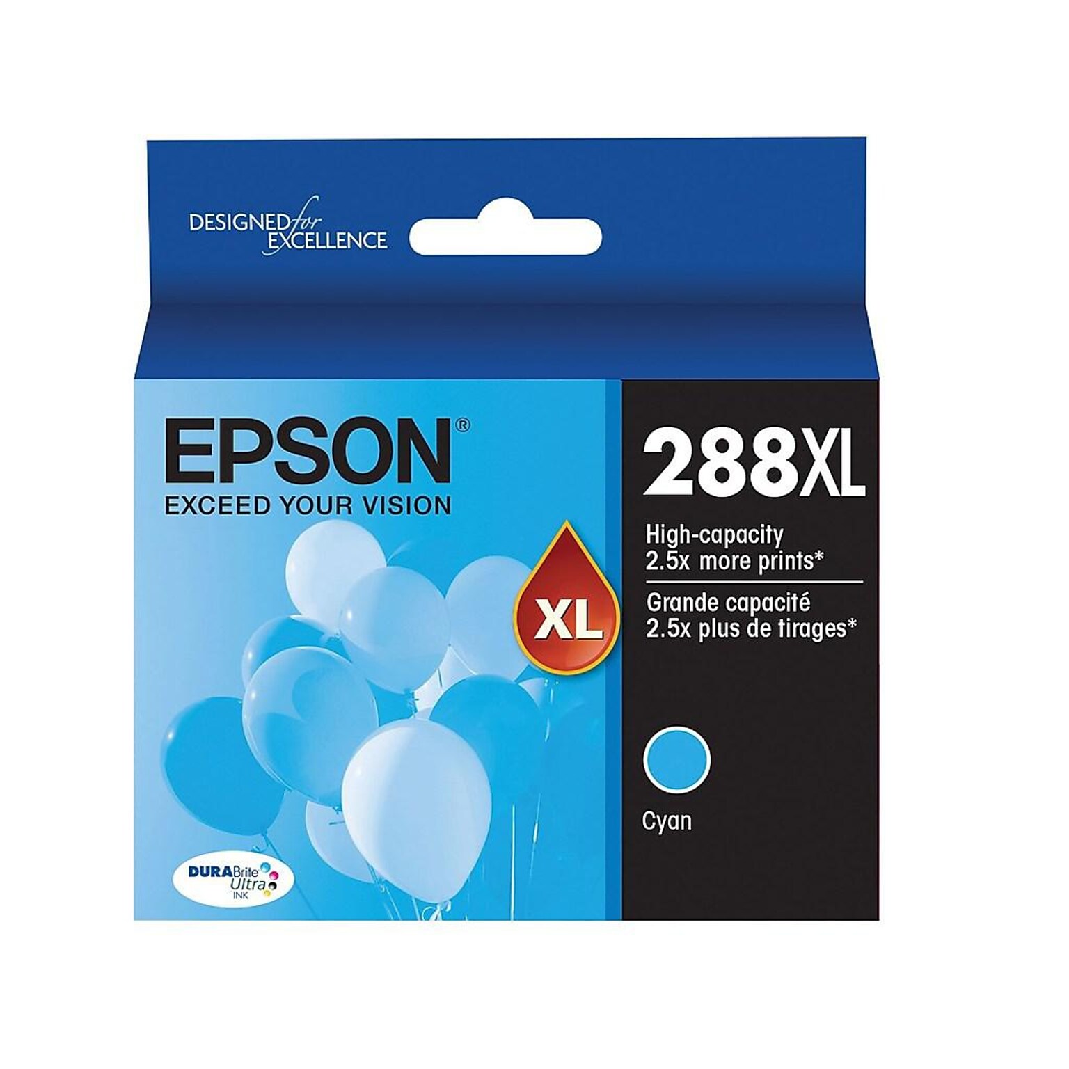 Epson T288XL Cyan High Yield Ink Cartridge   (T288XL220-S)